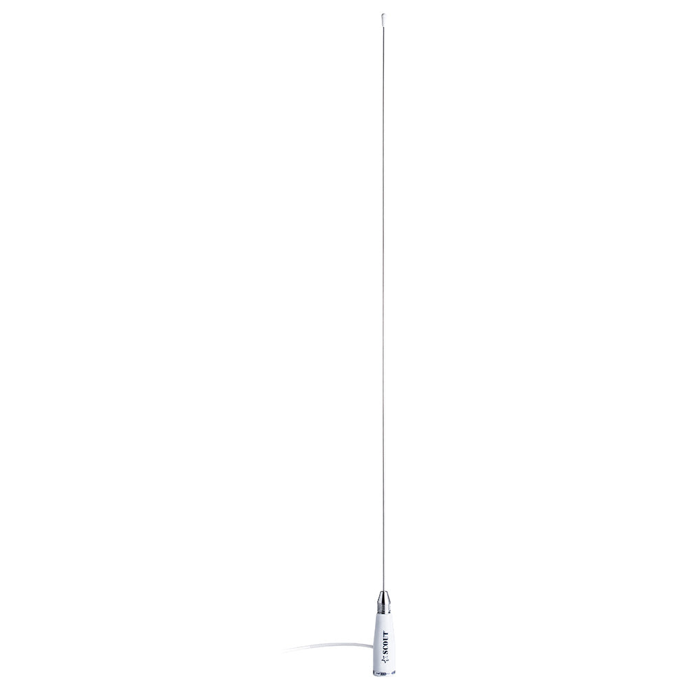 Scout 3.3 ft Stainless VHF Whip Antenna with 5M RG-58 Coax KS23A