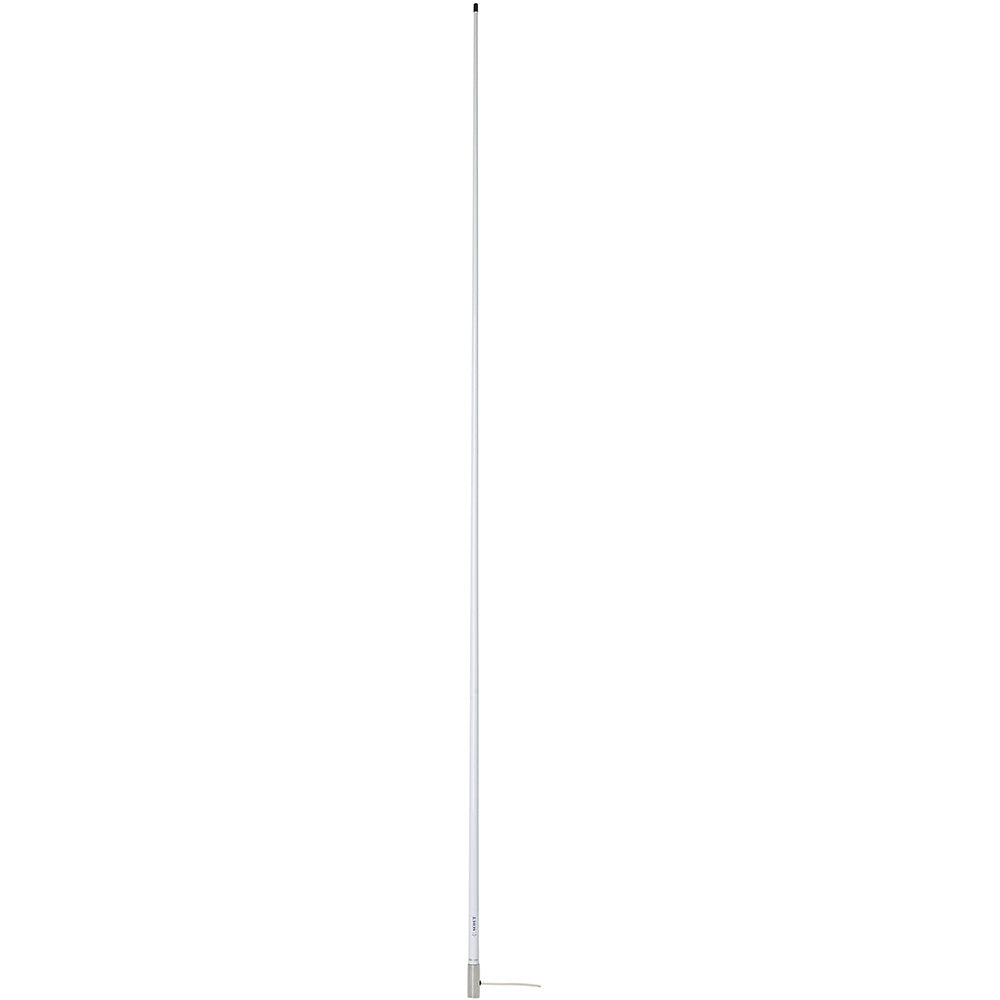 Scout 8' White VHF Marine Antenna with 6dB Gain and 5M RG-58 Coaxial Cable, Part Number PF AN NVHF00007T