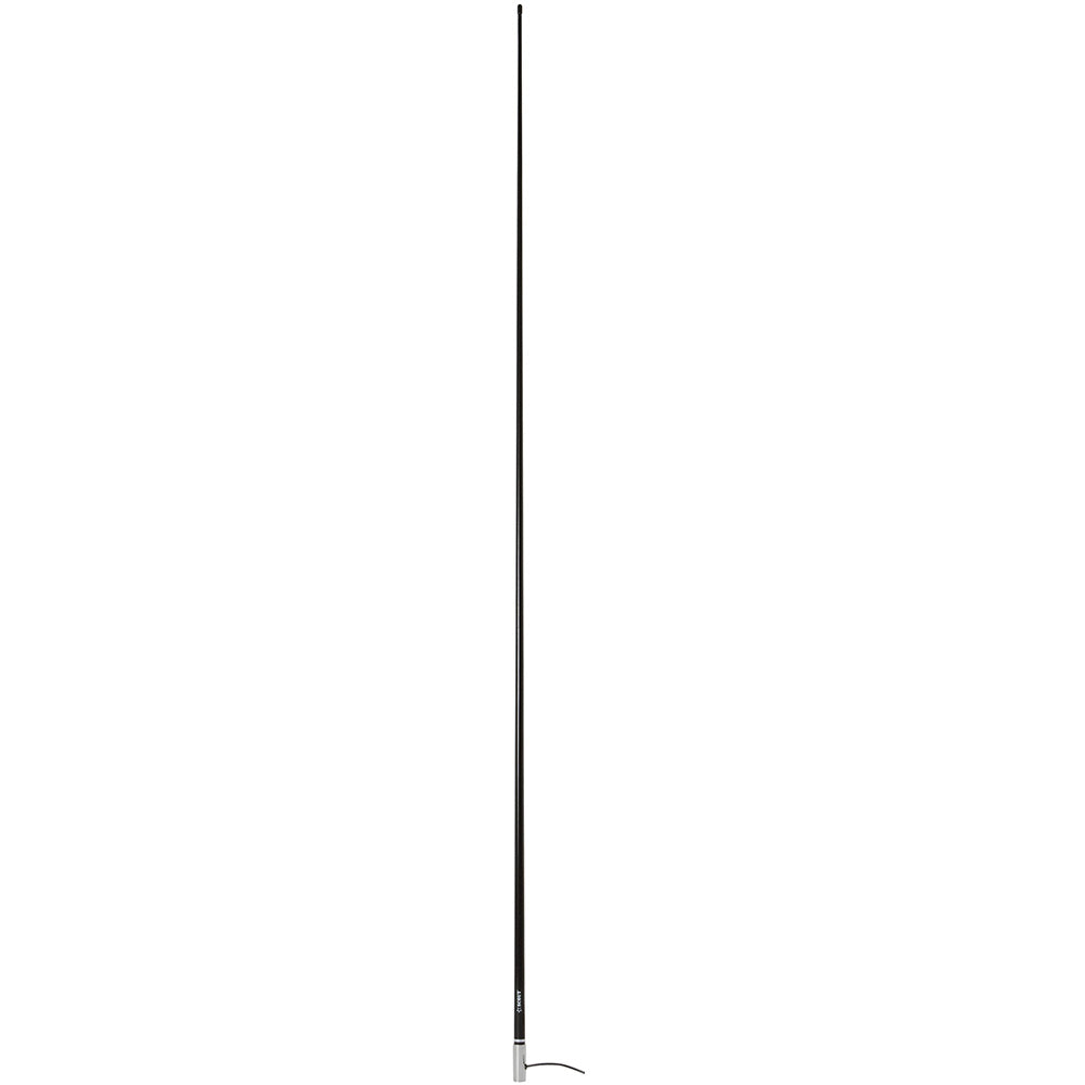 Scout 8' Black VHF Antenna with 6dB Gain and 5M RG-58 Coaxial Cable * Stainless Steel Ferrule, Model PF AN NVHF00009T
