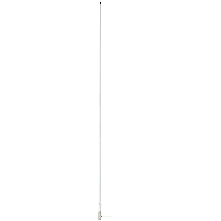 Scout PF AN NVHF00020T 8' White VHF Antenna with 6dB Gain, Heavy Stainless Steel Ferrule, 6M RG-8X Cable, Offshore-Grade Design