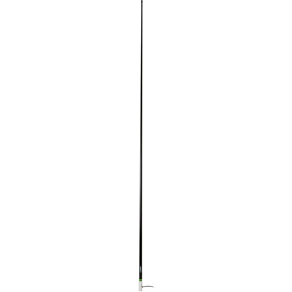Scout 8' Black VHF Antenna with 6dB Gain and Heavy Stainless Steel Ferrule * Model PF AN NVHF00021T