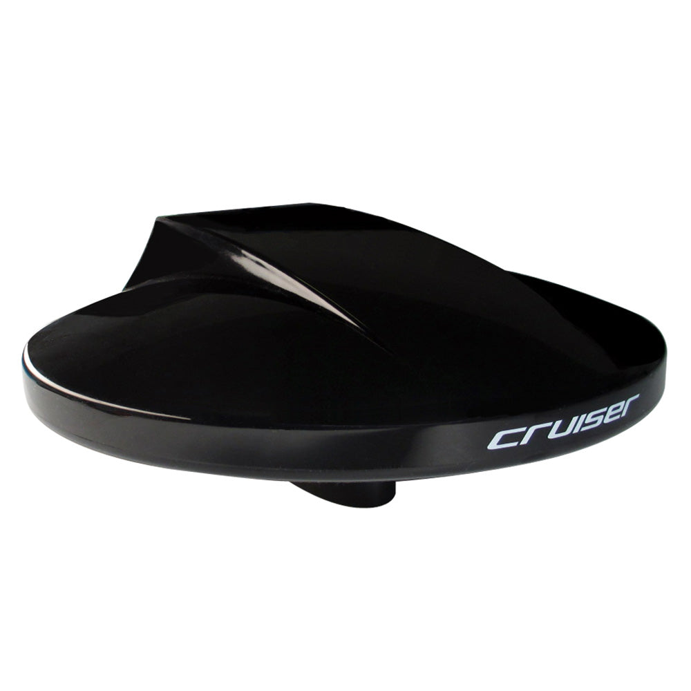 Scout Cruiser 10-inch Black Omnidirectional TV Antenna with 20M Coaxial Cable for Marine Use