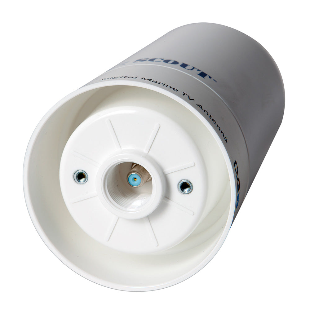 Scout Wave 4 inch White Omnidirectional TV Antenna with 25dB Gain and 10M Cable