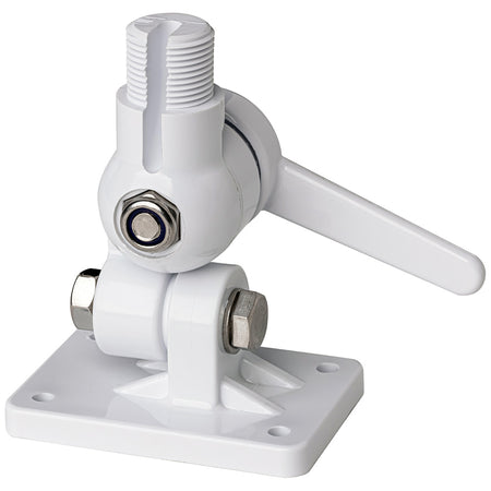 Scout Four-Way Nylon Ratchet Mount - White for Marine Antennas Part No. PF AC NBASE001