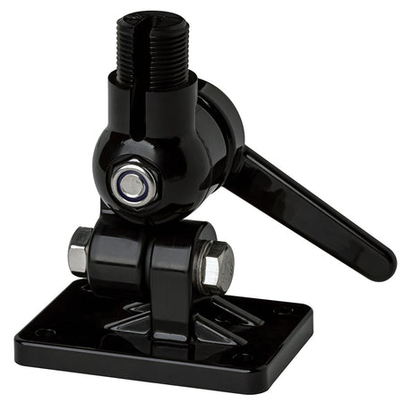 Scout Four-Way Nylon Ratchet Mount - Black for Marine and Antenna Installations
