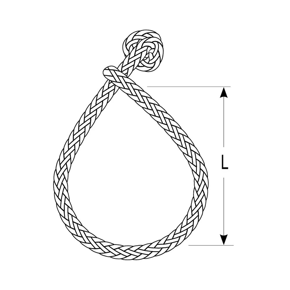 Ronstan Soft Shackle XL - 12mm x 70mm with Robline Line for Marine Applications