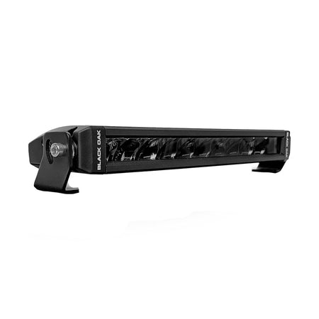 Black Oak LED Single Row Slim 10-Inch 150W Dual Color LED Light Bar - White & Yellow, Combo Beam