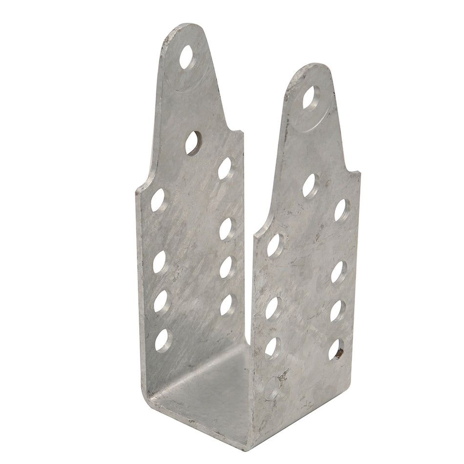 C.E. Smith Strap Bent Channel Upright Short Galvanized Bracket - 9"