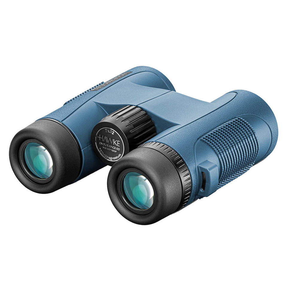 Hawke Optics Endurance ED Marine Binoculars 7x32 - Blue for Boating and Marine Use