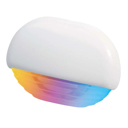 Hella Marine Apelo RGB Step Lamp with White Cap * Marine LED Courtesy Lighting for Interior and Exterior Use