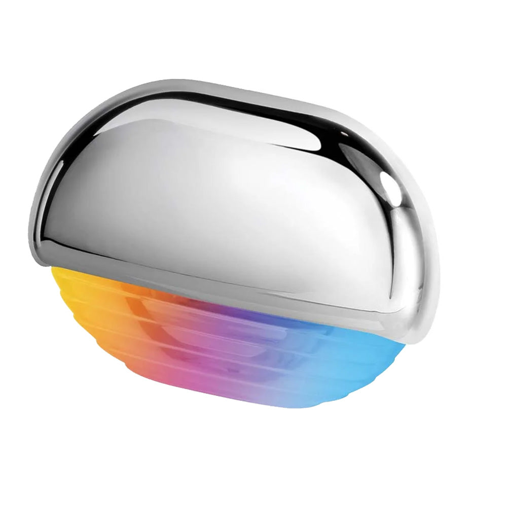 Hella Marine Apelo RGB Step Lamp with Chrome Cap for Marine and Interior Lighting