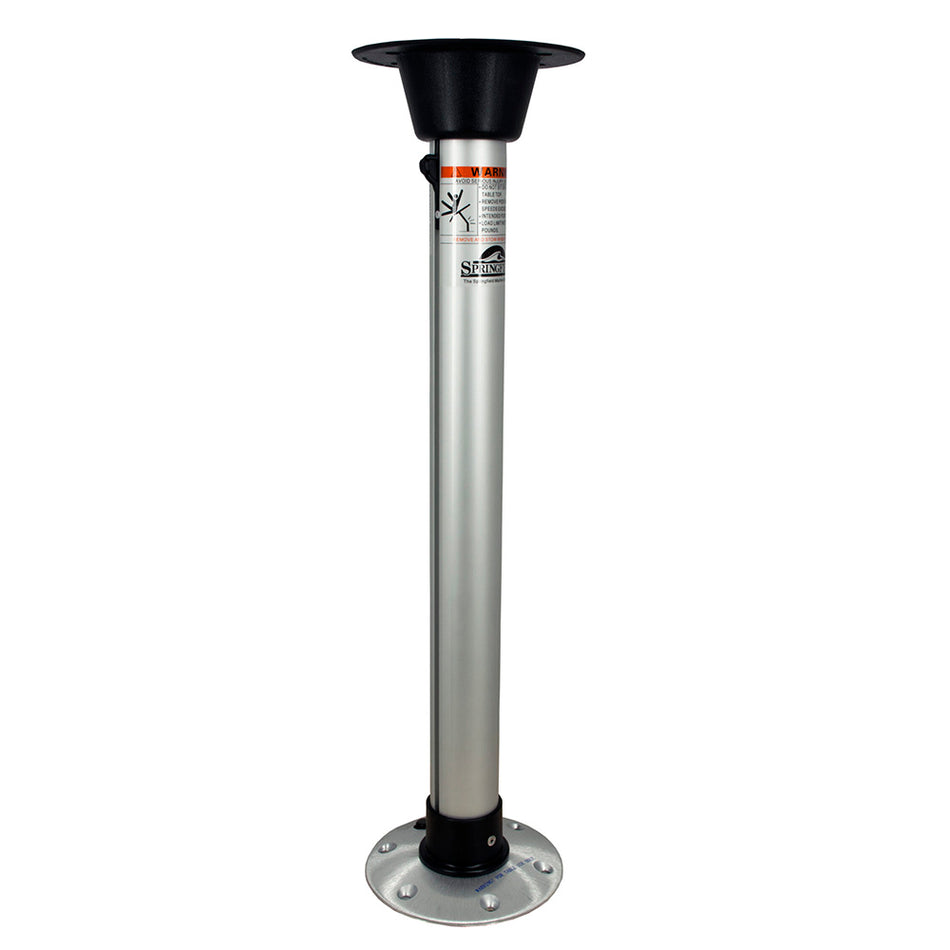 Springfield 2-3/8" Thread-Lock Uni-Lock Table Pedestal Package - 27"