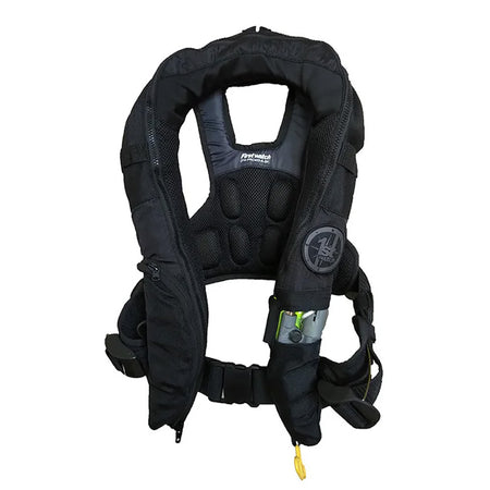 First Watch 38G Inflatable PFD with Auto/Manual Inflation, Black - USCG Approved