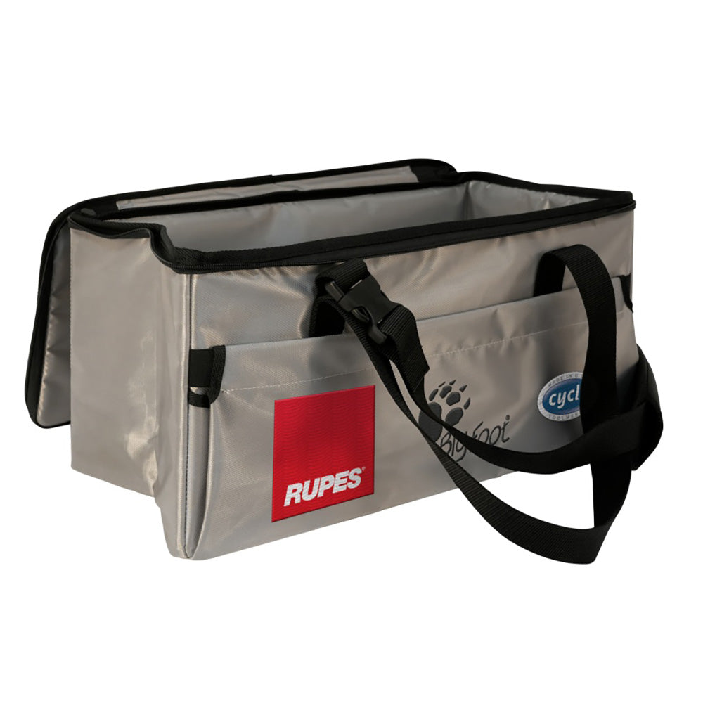 RUPES Bigfoot Tool Bag - Silver | Durable Foldable Storage for Detailing Equipment
