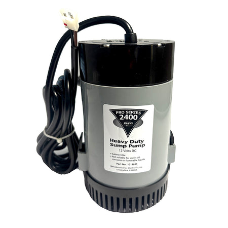 Johnson Pump Pro Series 2400 GPH Replacement Sump Pump - 12V - 2400GPH w/10' Lift, 1.5" Discharge