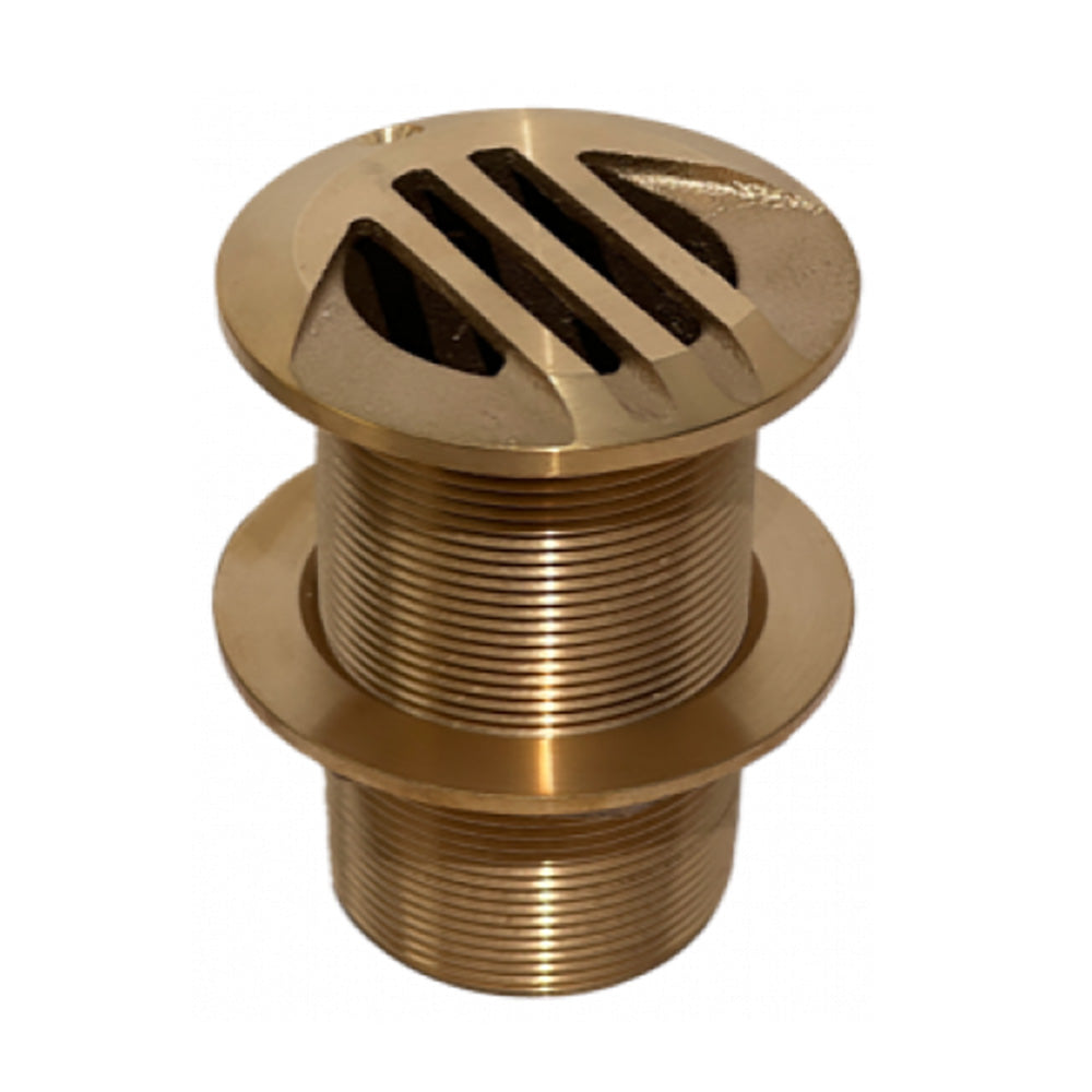 GROCO 1-1/4" Slotted Hi Speed Thru-Hull w/Nut