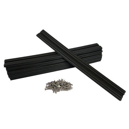 Caliber Marine Slides 1.5"x15" Black *10-Pack