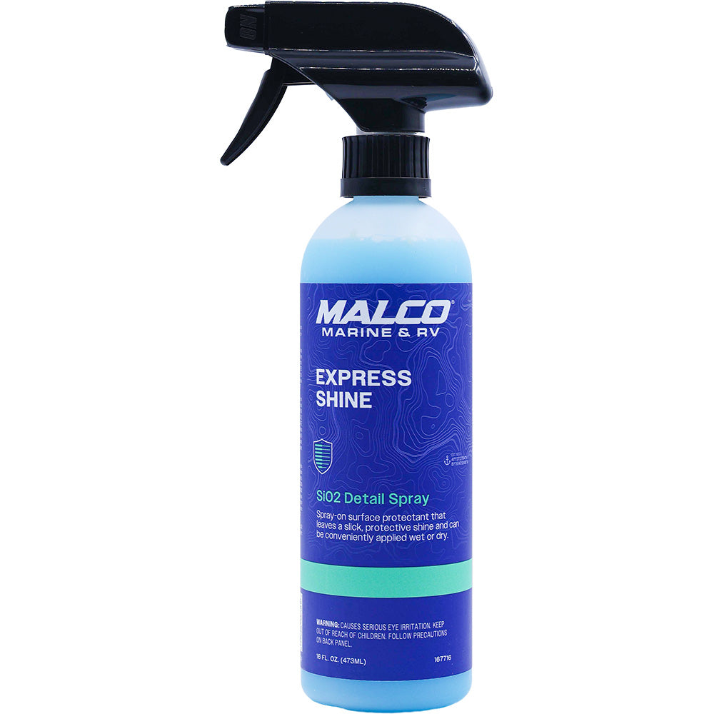 Malco Express Shine SiO2 Detail Spray - 16oz for Quick Paint Protection and Shine Enhancement