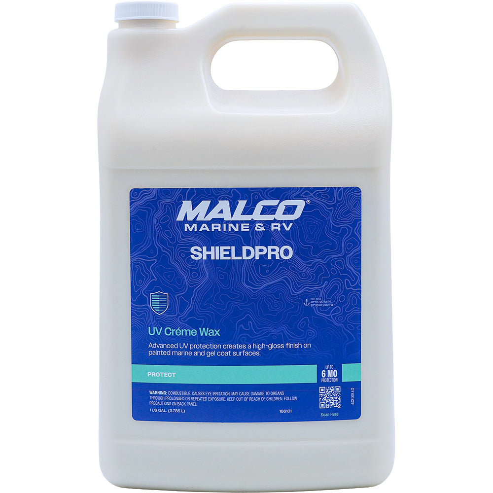 Malco ShieldPro UV Creme Wax 1 Gallon for Marine and Boat Surfaces