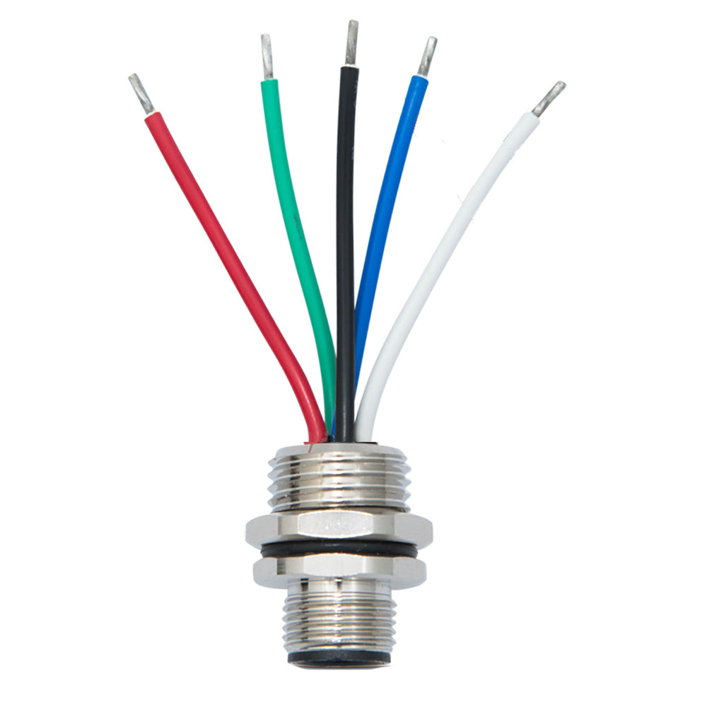 Actisense Rear Panel Mount NMEA 2000 Micro 5-Pin Male Connector (Part A2K-PMW-M)