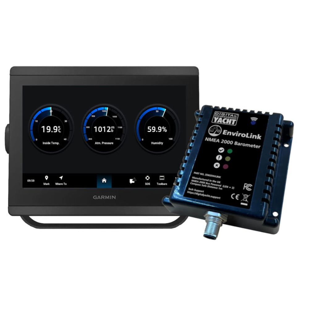 Digital Yacht EnvironLINK NMEA 2000 Temperature and Humidity Sensor - Marine Weather Monitoring Device