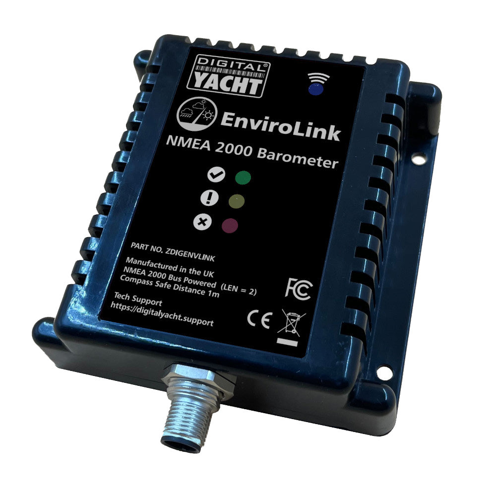 Digital Yacht EnvironLINK NMEA 2000 Temperature and Humidity Sensor - Marine Weather Monitoring Device