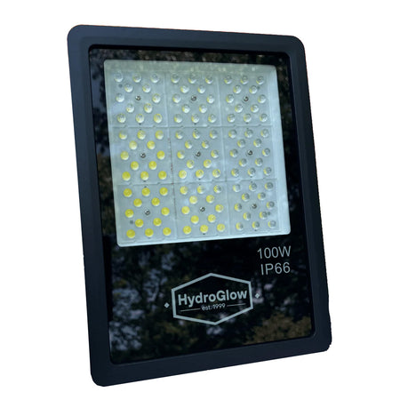 Hydro Glow 100W Above-Water LED Floodlight 120V Daylight White for Fish Attracting