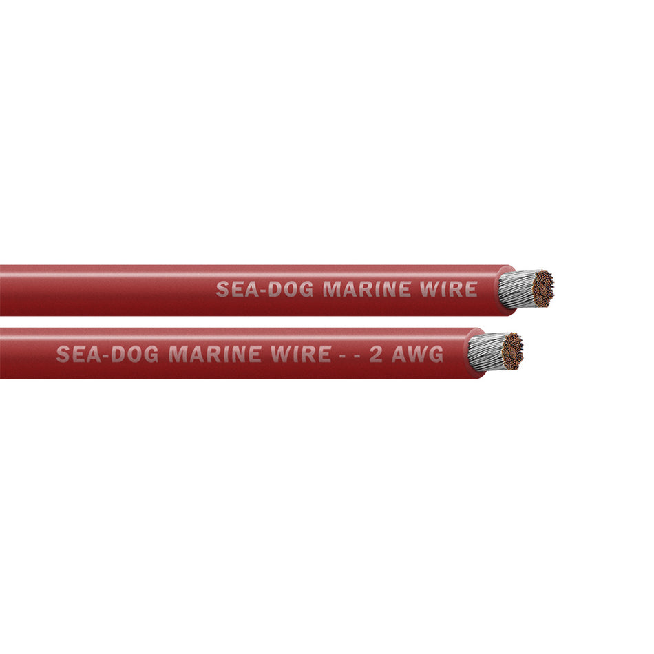 Sea-Dog 2 AWG Red Battery Cable - 25 feet