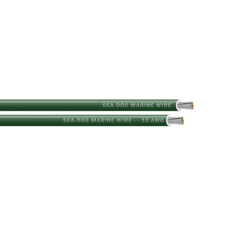 Sea-Dog 10 AWG Green Primary Marine Wire - 100 Feet