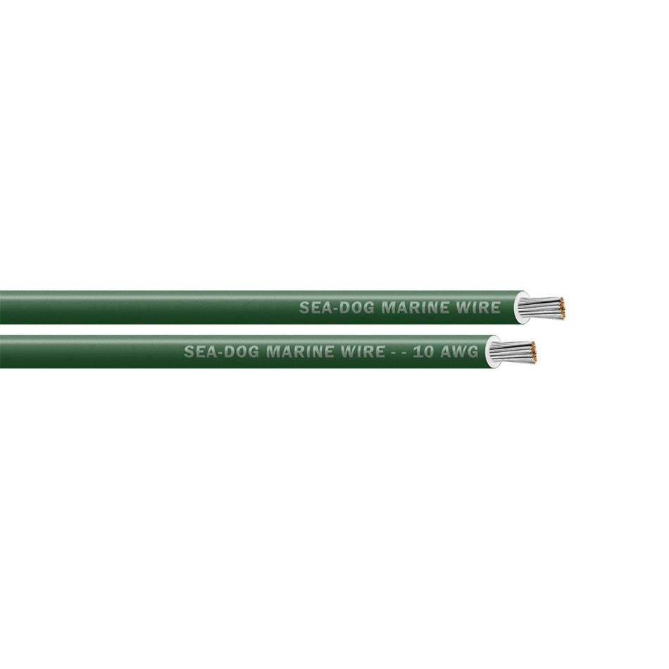 Sea-Dog 10 AWG Green Primary Marine Wire - 100 Feet