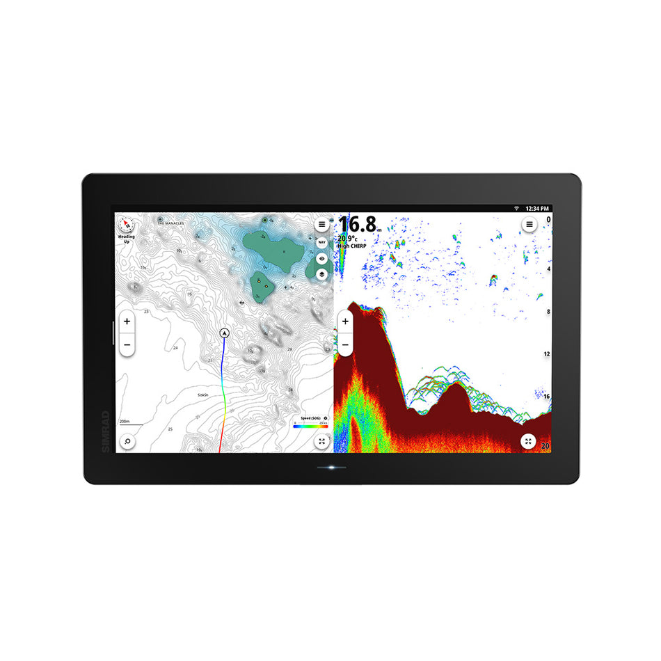 Simrad NSO 4 16-Inch Multi-Function Display with C-MAP Discover X North America Chart