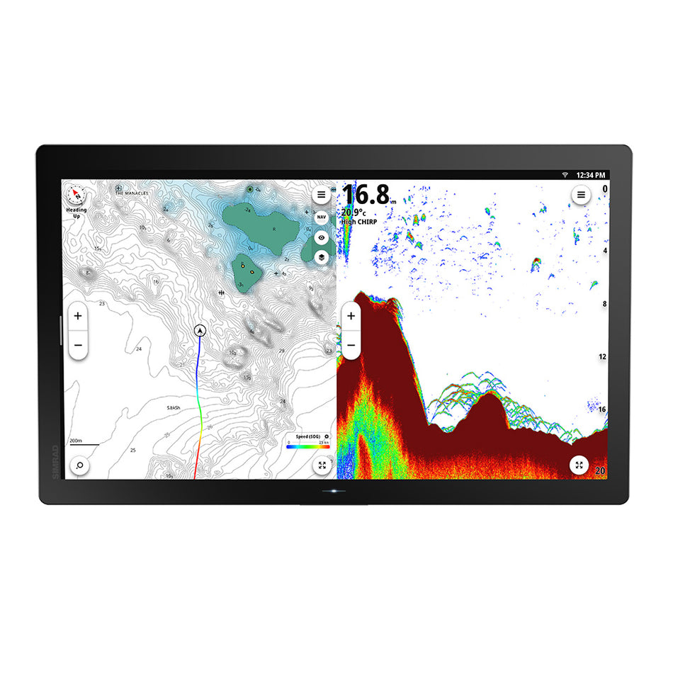 Simrad NSO 4 24-Inch Multi-Function Display with C-MAP Discover X North America Chart