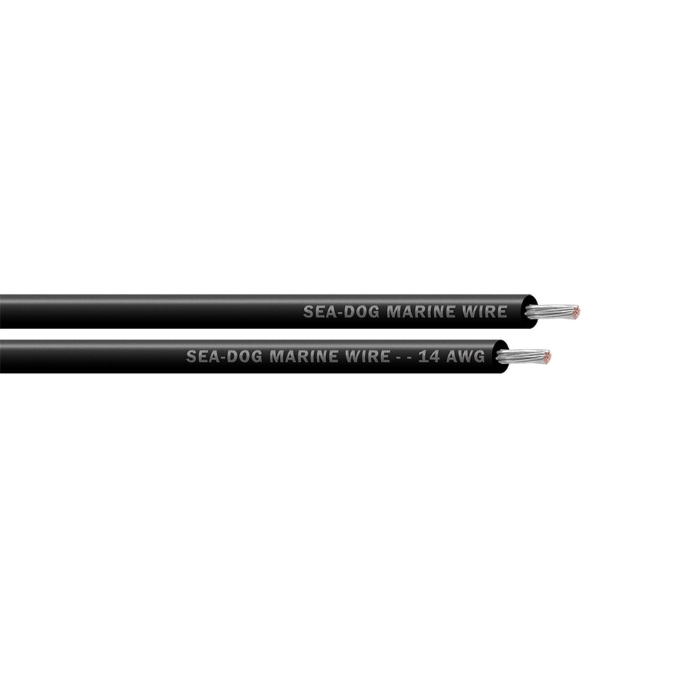 Sea-Dog 14 AWG Black Primary Marine Wire - 250 Feet