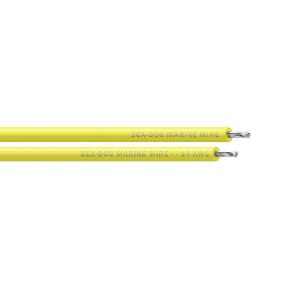 Sea-Dog 14 AWG Yellow Primary Marine Wire - 250 Feet