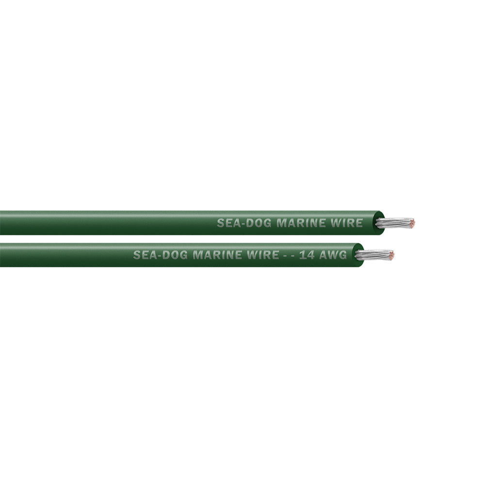 Sea-Dog 14 AWG Green Primary Marine Wire - 25 Feet