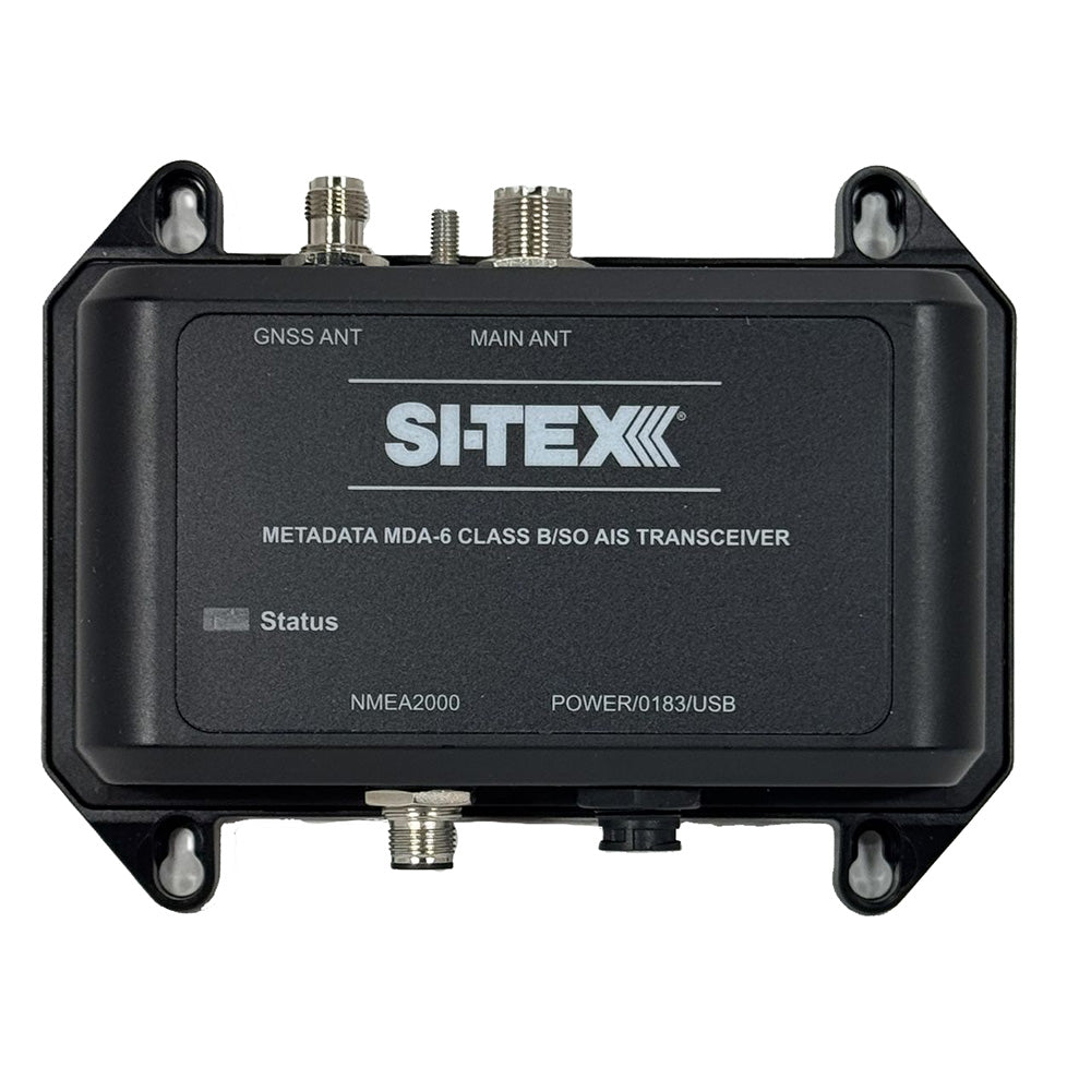 SI-TEX MDA-6 High Power 5W SOTDMA Class B/SO AIS Transceiver with Bluetooth, Wi-Fi, NMEA0183, and USB Interface