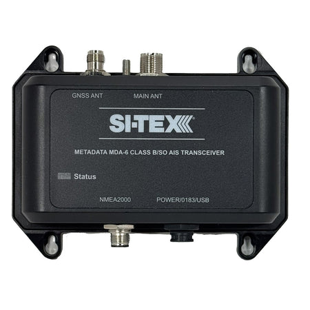 SI-TEX MDA-6 High Power 5W SOTDMA Class B/SO AIS Transceiver with Bluetooth, Wi-Fi, NMEA0183, and USB Interface