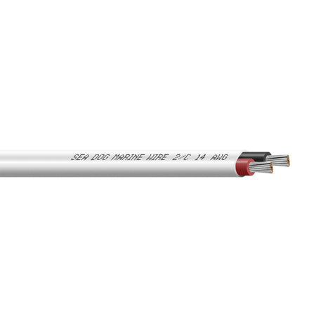 Sea-Dog 14/2 AWG Flat Duplex Marine Wire - Red/Black, 100 Feet