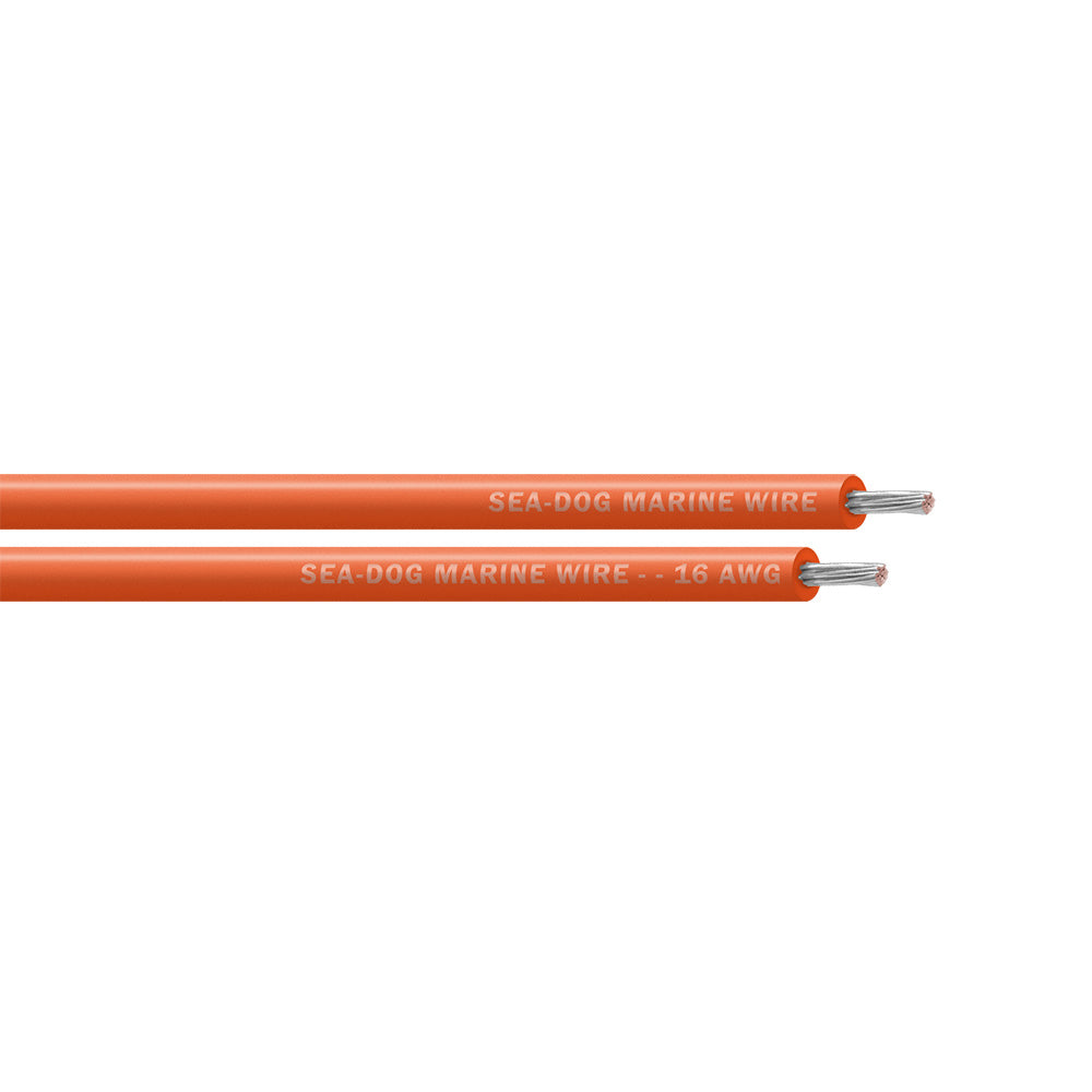 Sea-Dog 16 AWG Orange Primary Marine Wire - 25 Feet