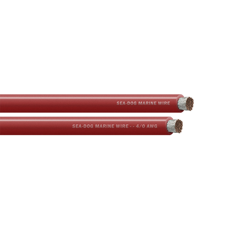 Sea-Dog 4/0 AWG Red Battery Cable - 25 Feet