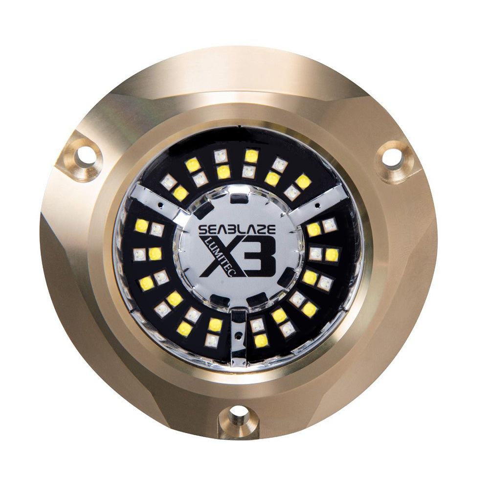 Lumitec SeaBlaze X3 LED Underwater Light Dual Color White/Blue - Marine Surface-Mount Lighting