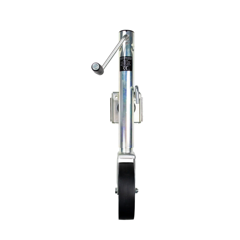 Powerwinch Utility Series Jack - 1500lb, Bolt-On, Single Wheel, Zinc