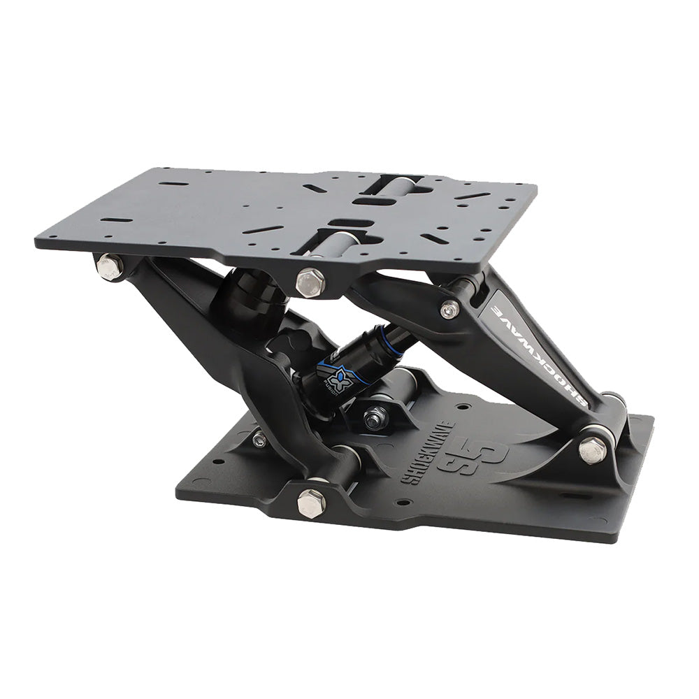 Shockwave Seats S5-LW Suspension Base - Black for Marine Applications