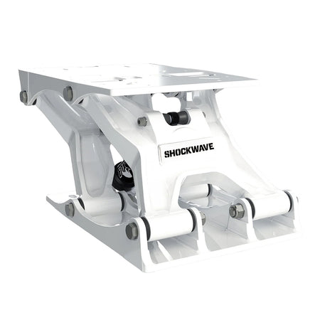 Shockwave Seats S5-AL Suspension Base - White for Boats and Marine Vehicles