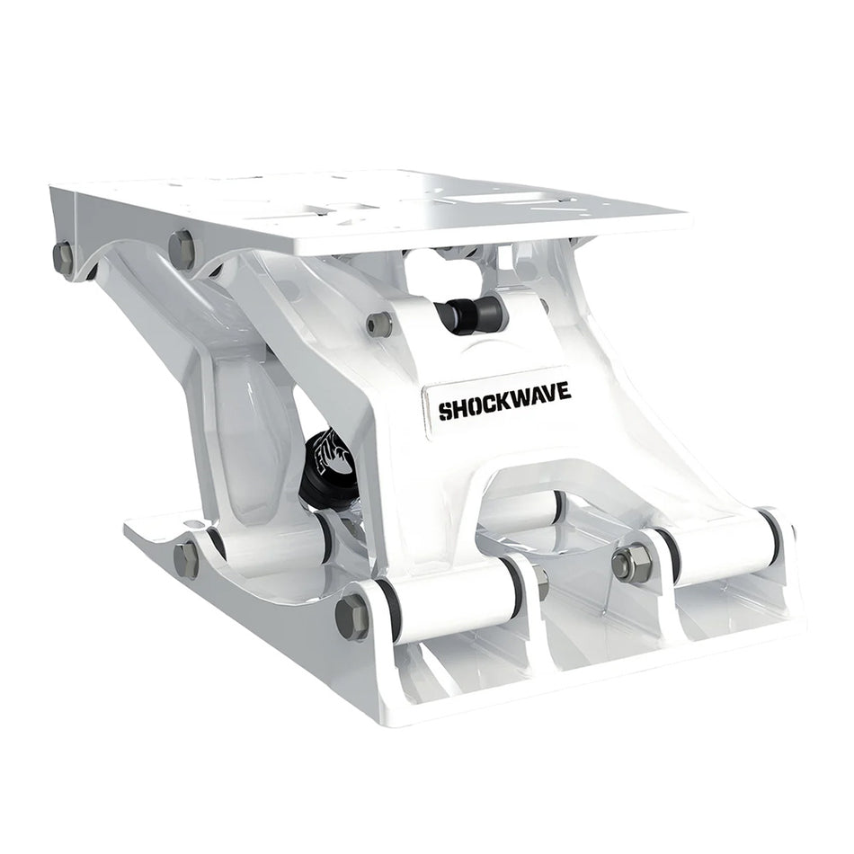 Shockwave Seats S5-AL Suspension Base - White for Boats and Marine Vehicles