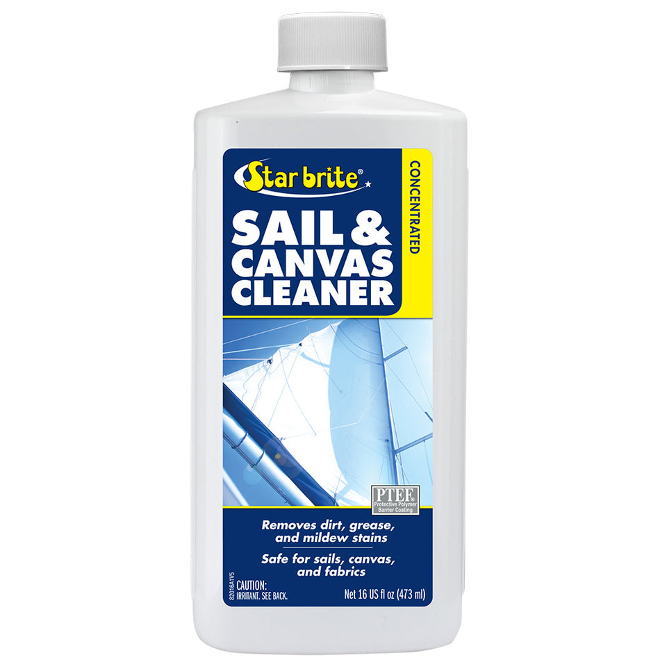 Star brite Sail & Canvas Cleaner - 16 oz | Marine Fabric & Canvas Cleaner with UV Protection