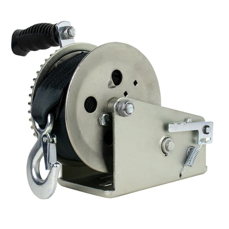 Powerwinch Utility Series Winch 2,000lb, 2 Speed, 6" Crank Arm - Zinc
