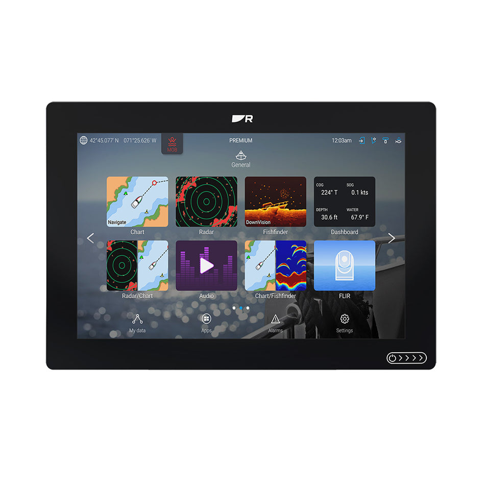 Raymarine Axiom 2 RV 12-inch Chartplotter and Fishfinder with RealVision 3D Sonar - No Transducer
