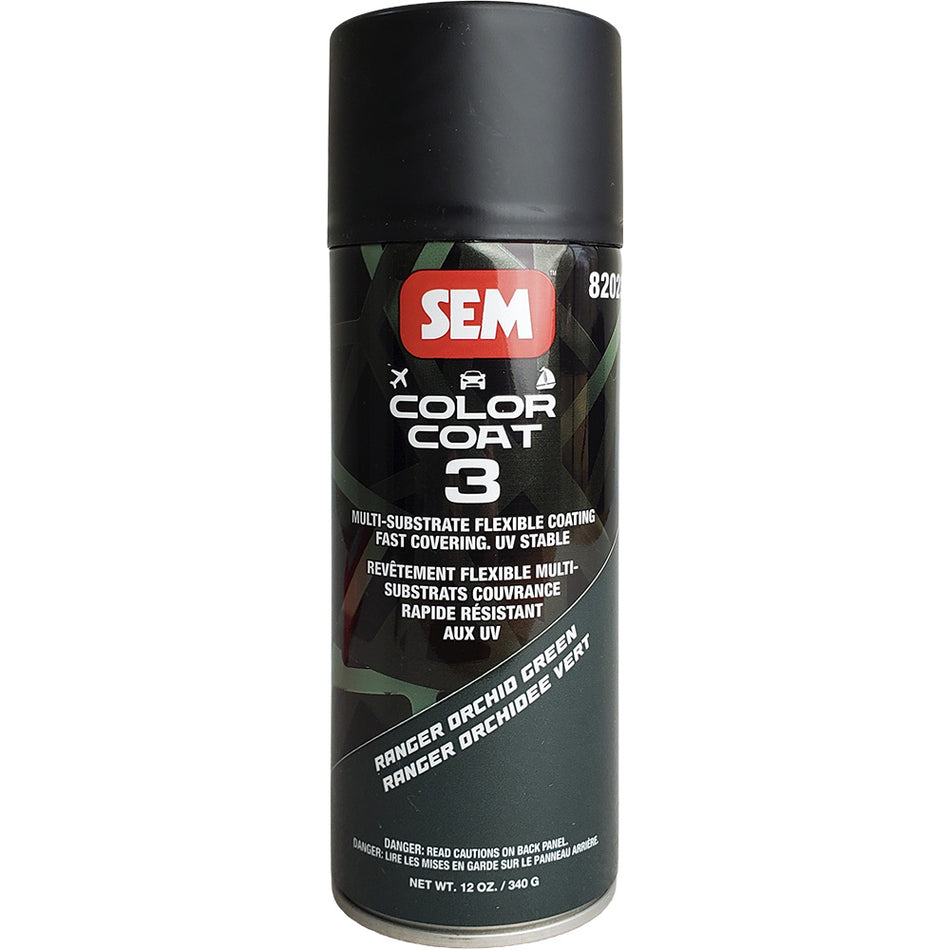 SEM Color Coat 3 Ranger Orchid Green 12 oz - Flexible Automotive Coating