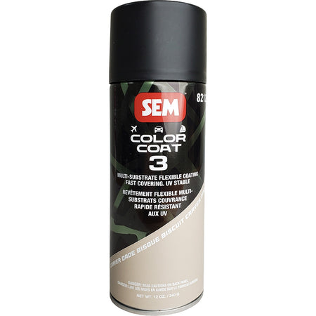 SEM Color Coat 3 Carver Dade Bisque 12 oz Flexible Coating for Leather, Vinyl, and More